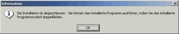 Installierte Installation